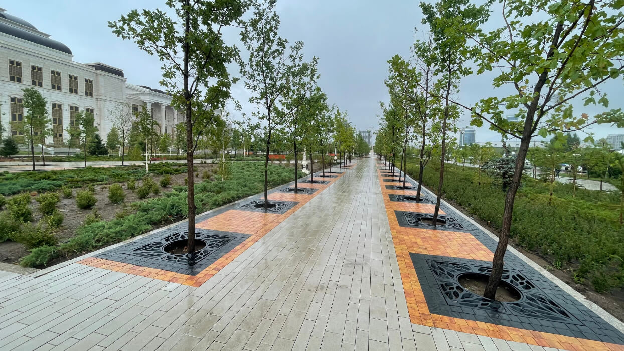 Приствольная решетка для дерева ZKING CRUST 1.2х1.2м Черная в Улан-Удэ фото