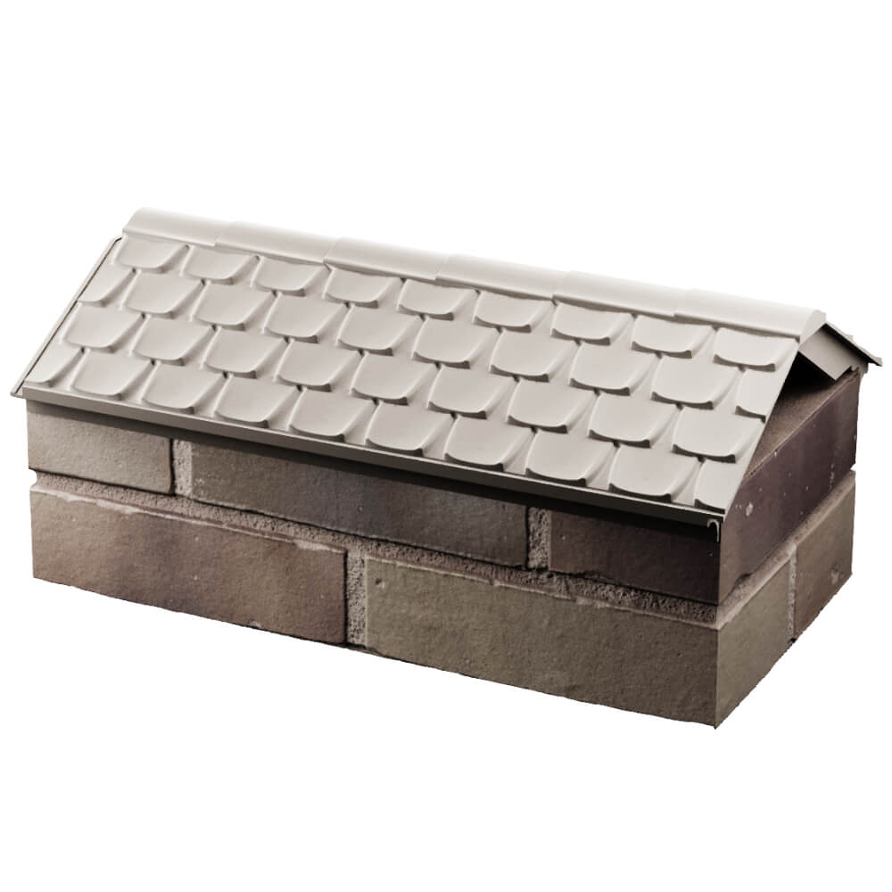 Парапет Zking Эльбрус Бежевый с посадкой на 1 кирпич (255мм) в Улан-Удэ фото