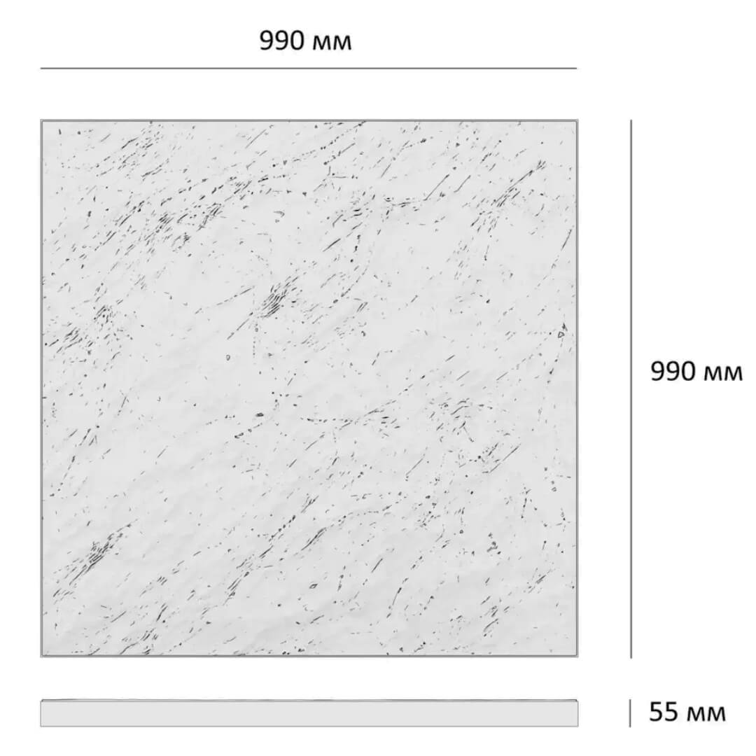 Шаговая плита STONE Светлая Галька 990х990х55мм в Улан-Удэ фото