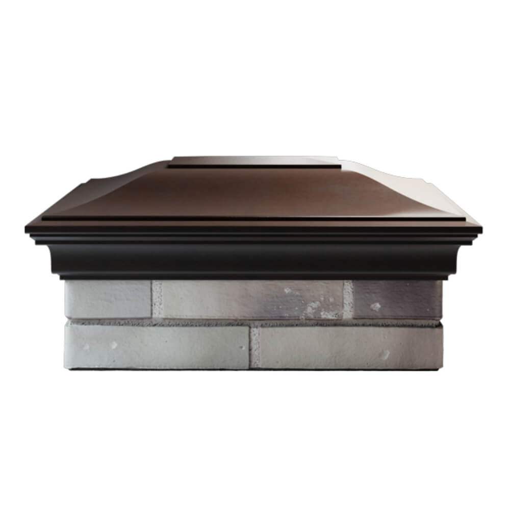 Колпак Zking Монблан Коричневый на столб 2х1.5 кирпича (515х385мм) в Улан-Удэ фото
