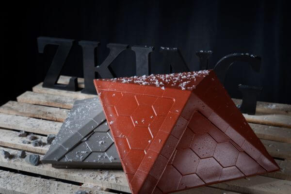 Колпак Zking Эверест Красный на столб 1.5х1.5 кирпича (390х390мм) в Улан-Удэ фото