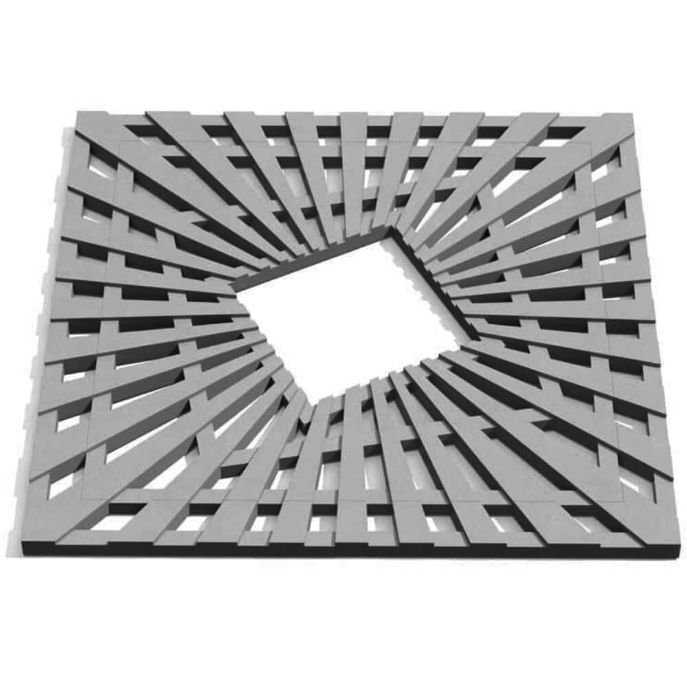 Приствольная решетка для дерева ZKING ATMOSPHERE 1.2х1.2м Серая Улан-Удэ фото