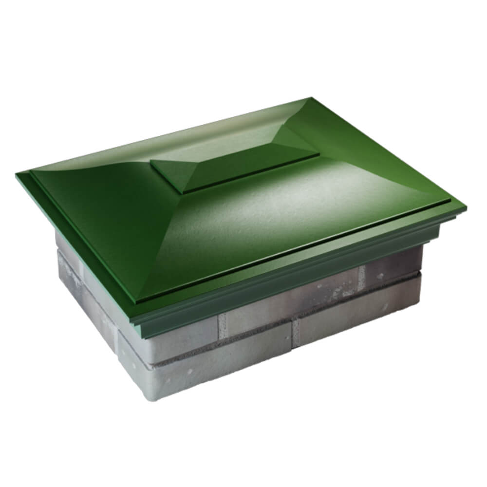 Колпак Zking Монблан Зеленый на столб 2х1.5 кирпича (515х385мм) Улан-Удэ фото