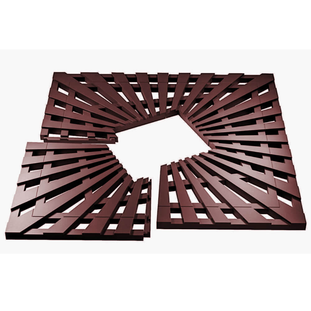 Приствольная решетка для дерева ZKING ATMOSPHERE 1.2х1.2м Коричневая в Улан-Удэ фото