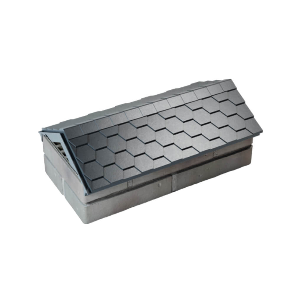 Парапет Zking Эверест Серый с посадкой на 1 кирпич (200/225/255мм) в Улан-Удэ фото