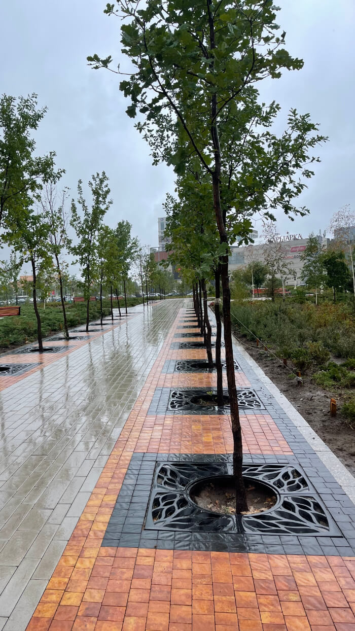 Приствольная решетка для дерева ZKING CRUST 1.2х1.2м Черная в Улан-Удэ фото