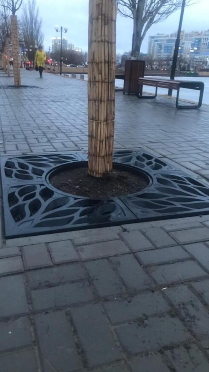 Приствольная решетка для дерева ZKING CRUST 1.2х1.2м Черная в Улан-Удэ фото