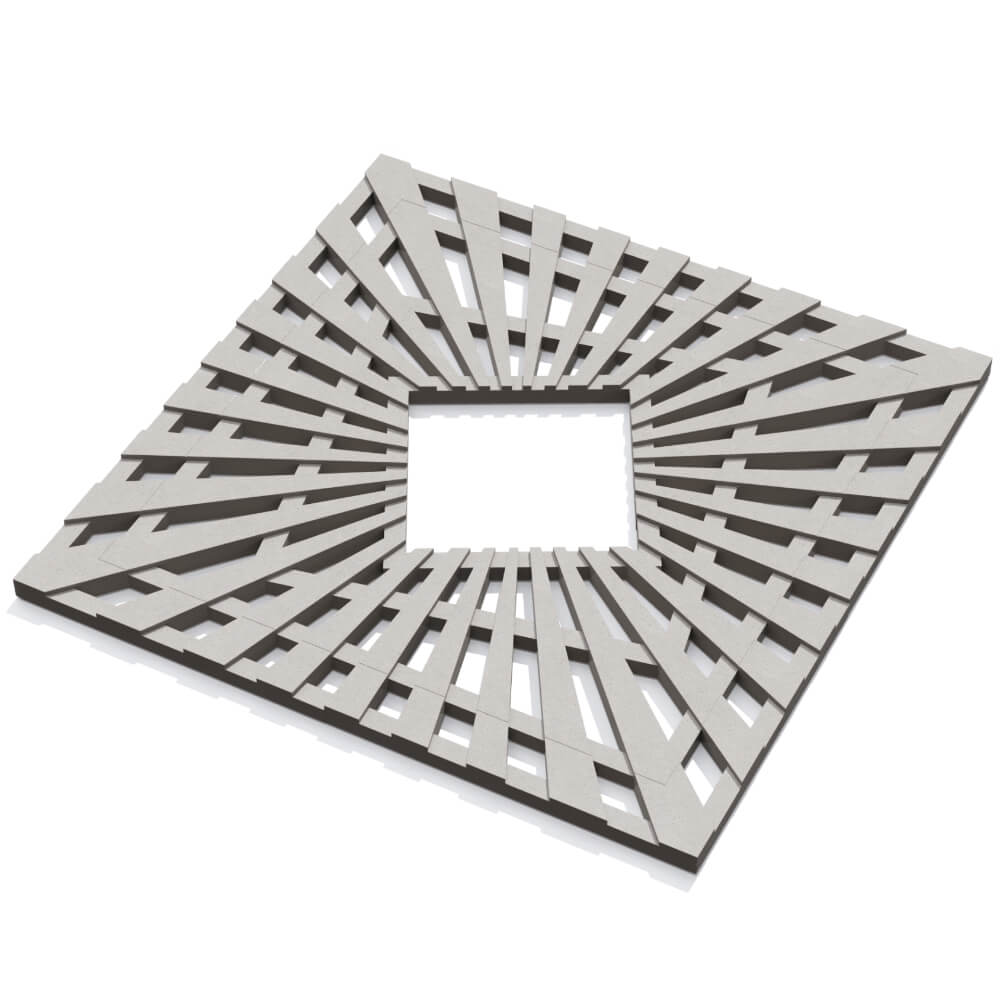 Приствольная решетка для дерева ZKING ATMOSPHERE 1.2х1.2м Бежевая в Улан-Удэ фото