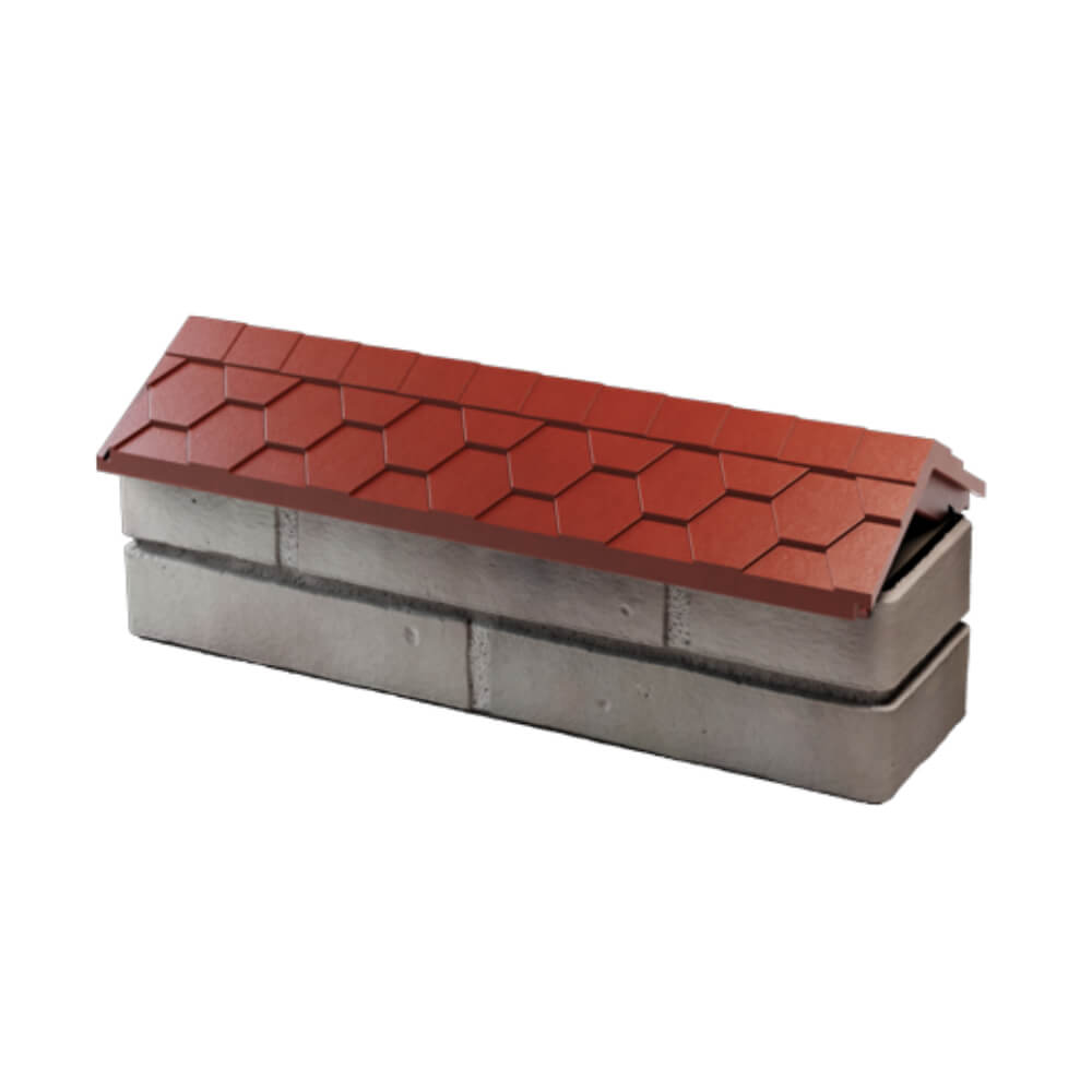 Парапет Zking Эверест Красный с посадкой на 0.5 кирпича (130мм) в Улан-Удэ фото