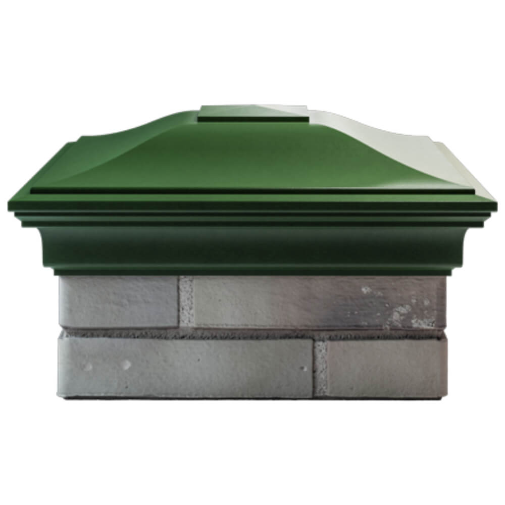 Колпак Zking Монблан Зеленый на столб 1.5х1.5 кирпича (385х385мм) Улан-Удэ фото