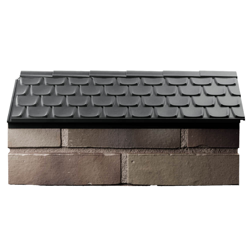 Парапет Zking Эльбрус Серый с посадкой на 1 кирпич (255мм) в Улан-Удэ фото