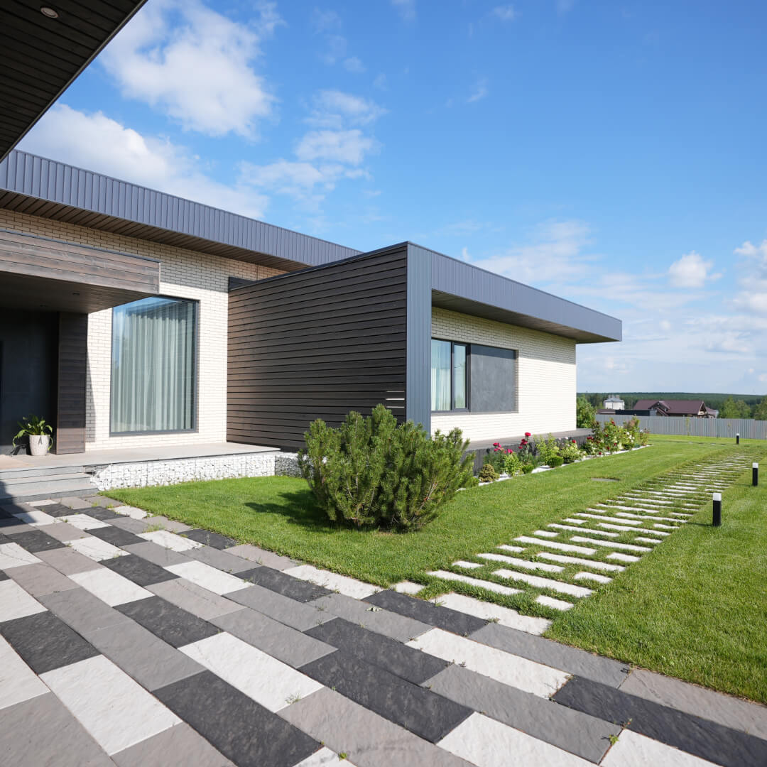 Шаговая плита STONE Светлая Галька 990х330х55мм в Улан-Удэ фото