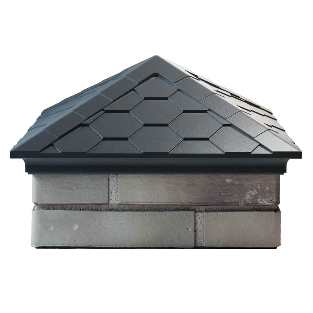 Колпак Zking Эверест Серый на столб 1.5х1.5 кирпича (390х390мм) Улан-Удэ фото