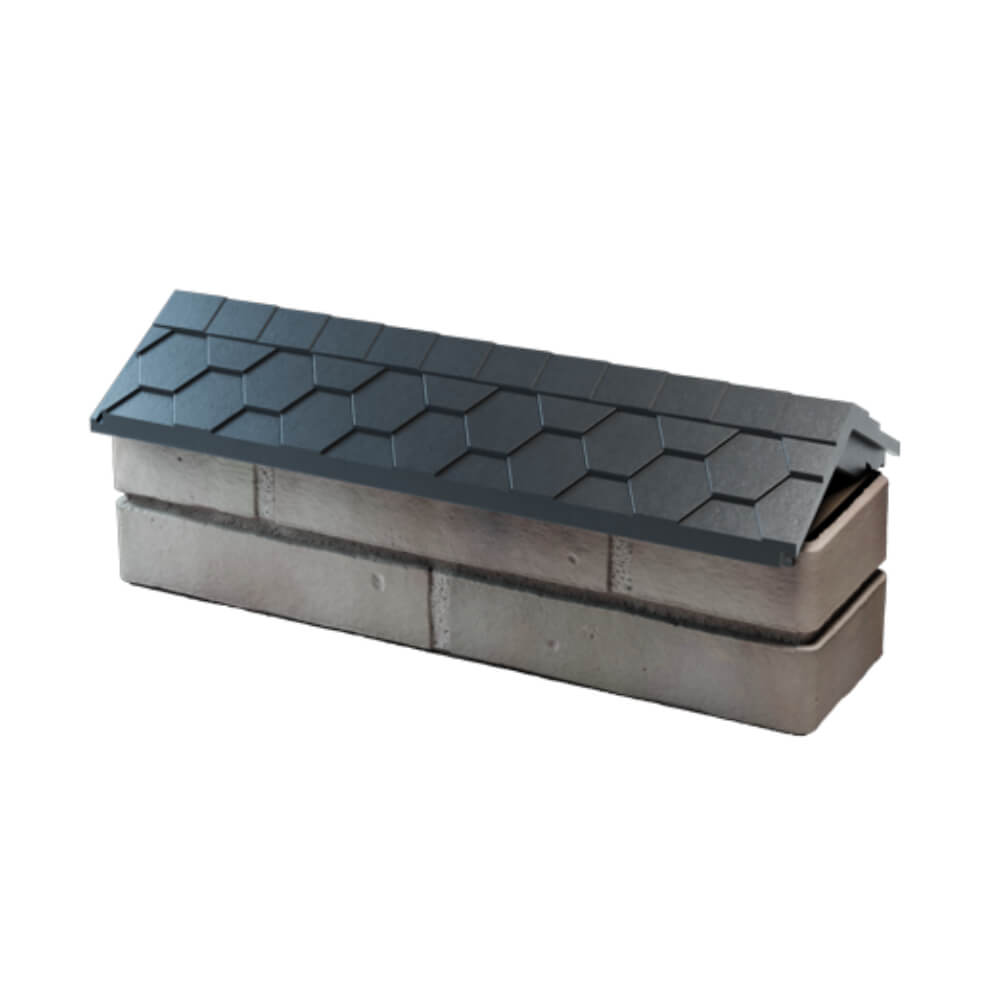 Парапет Zking Эверест Серый с посадкой на 0.5 кирпича (130мм) в Улан-Удэ фото