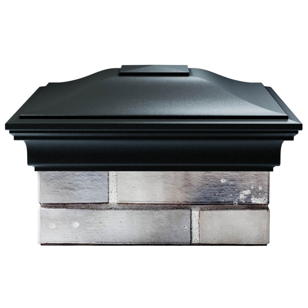 Колпак Zking Монблан Черный на столб 1.5х1.5 кирпича (385х385мм) Улан-Удэ фото