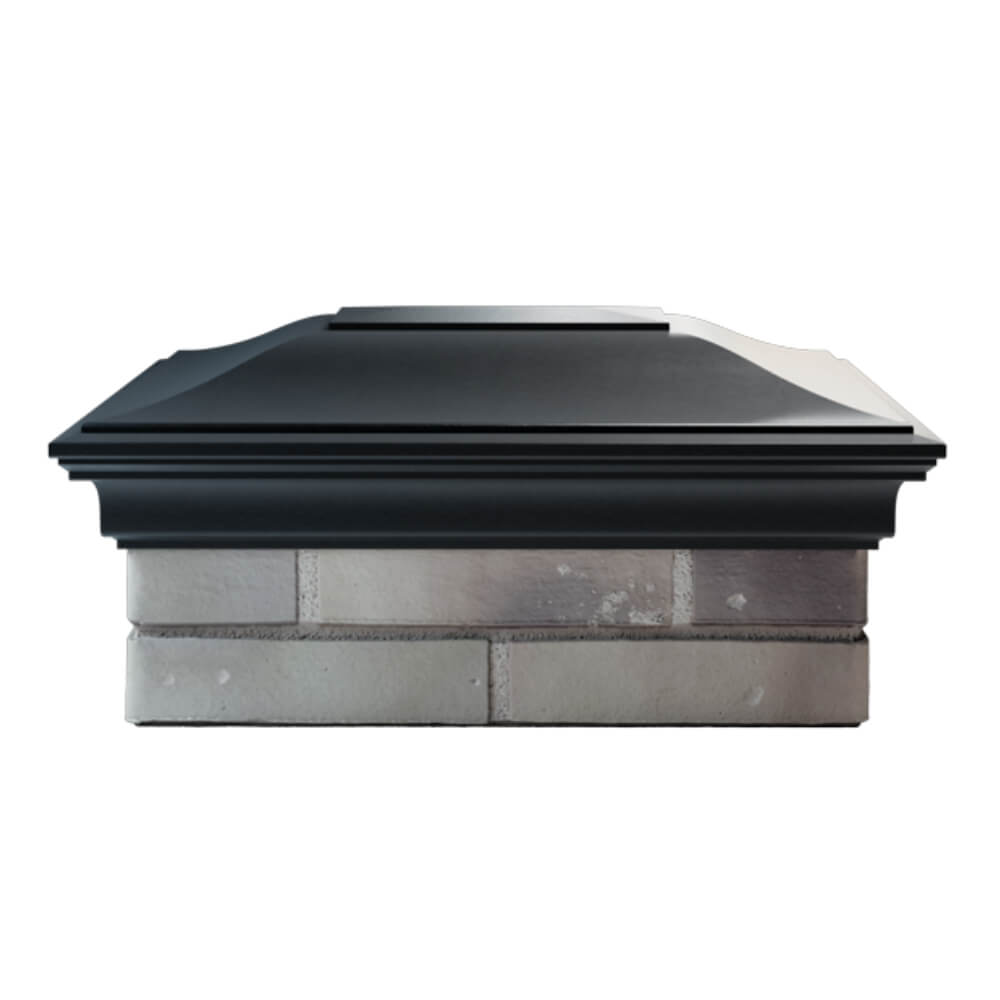 Колпак Zking Монблан Черный на столб 2х1.5 кирпича (515х385мм) в Улан-Удэ фото