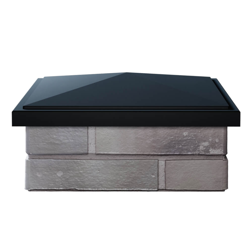 Колпак Zking БонаМоно Черный на столб 1.5х1.5 кирпича (385х385, 400х400мм) Улан-Удэ фото