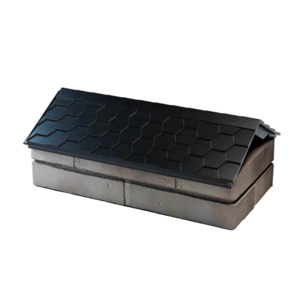 Парапет Zking Эверест Черный с посадкой на 1 кирпич (200/225/255мм) в Улан-Удэ фото