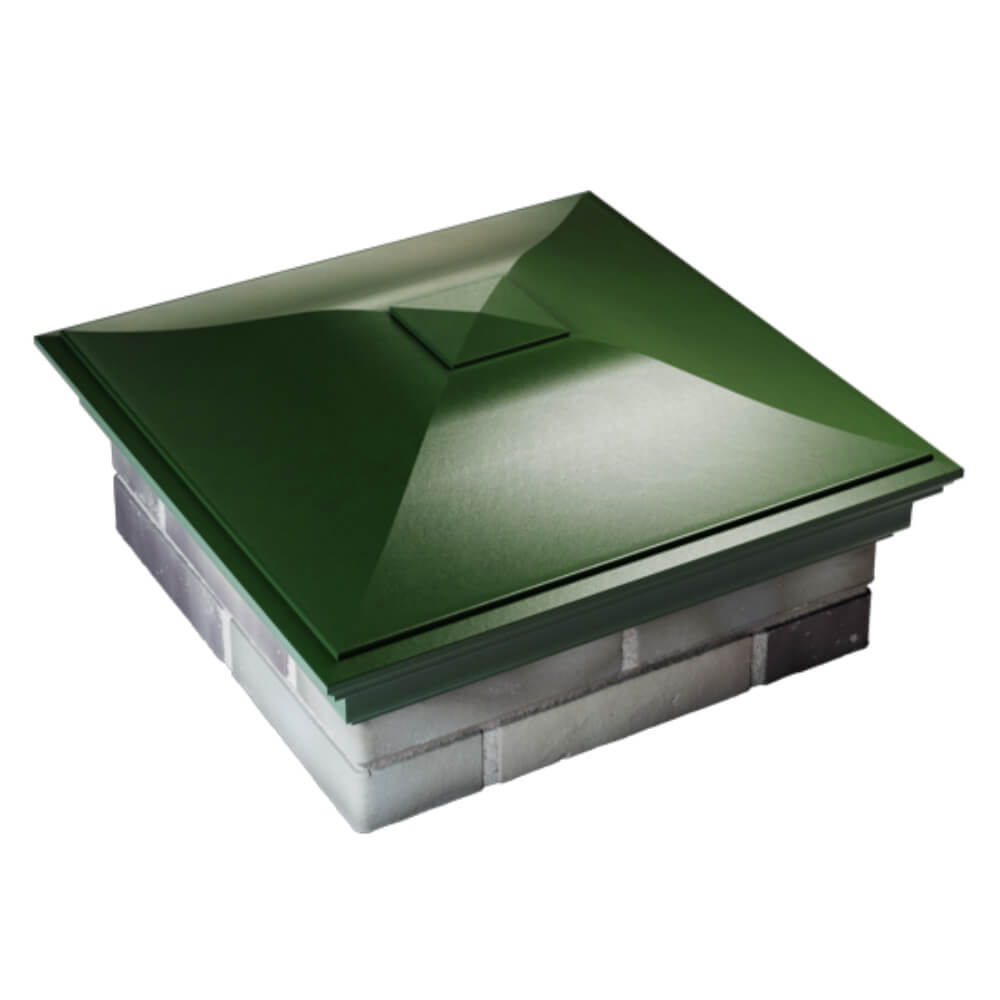 Колпак Zking Монблан Зеленый на столб 2х2 кирпича (515х515мм) Улан-Удэ фото