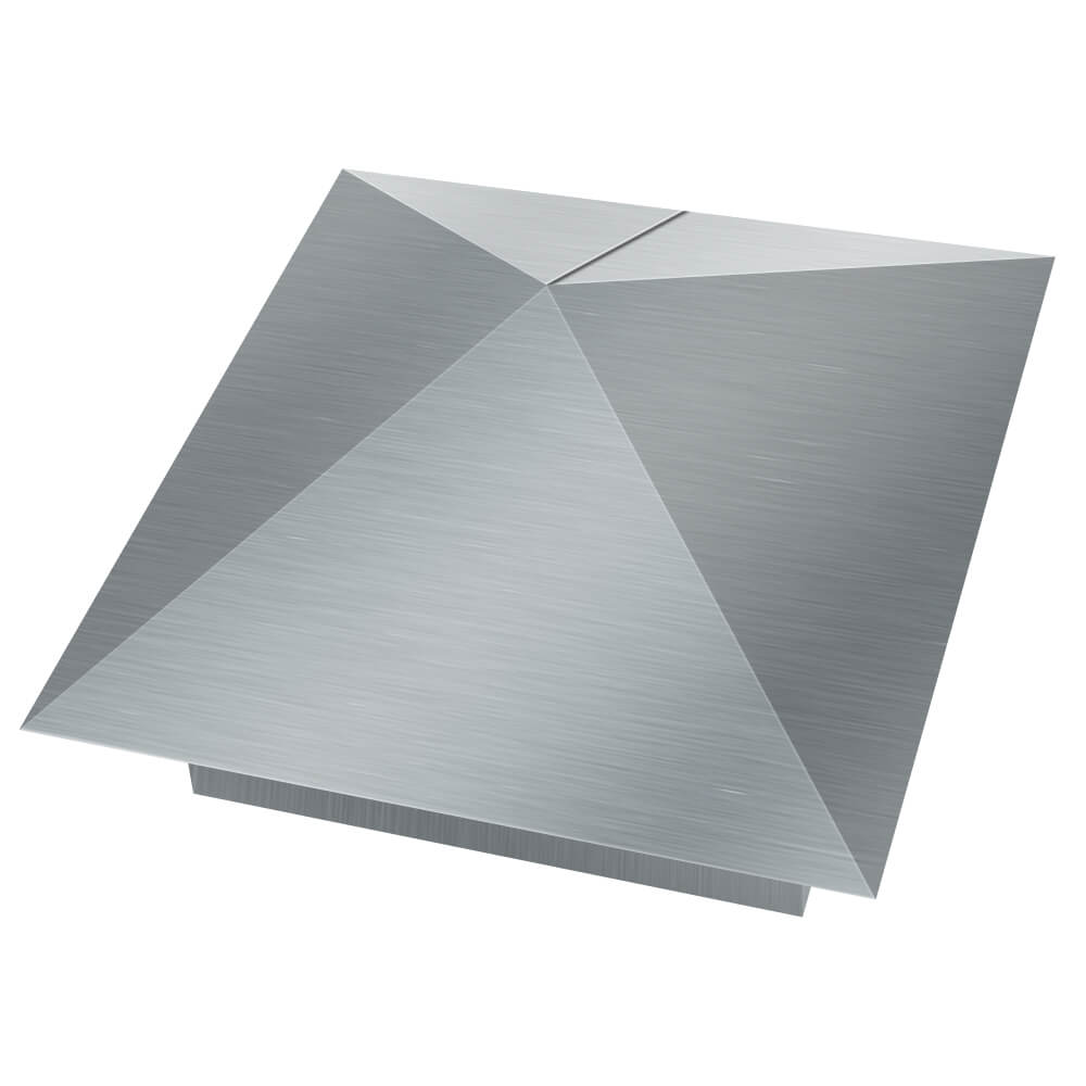 Колпак металлический 380х380мм оцинкованный заборный Улан-Удэ фото