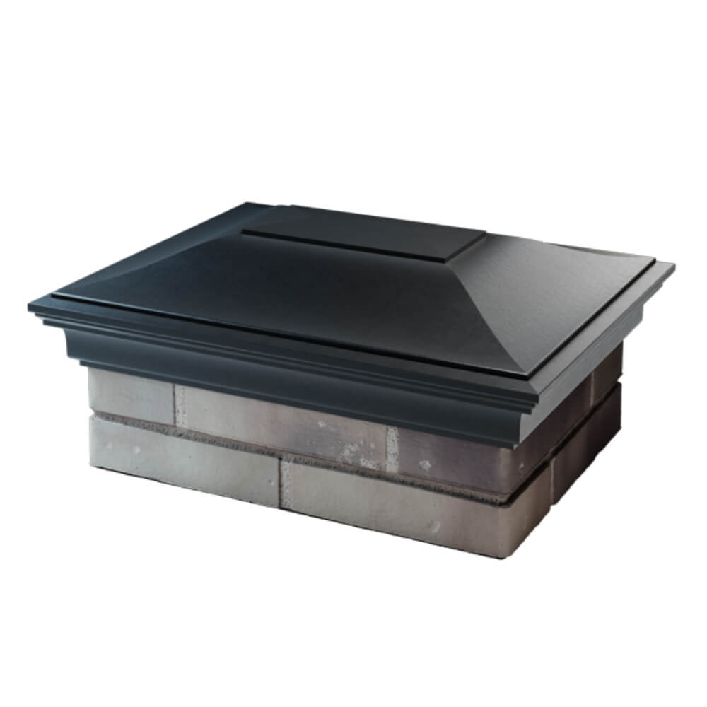 Колпак Zking Монблан Черный на столб 2х1.5 кирпича (515х385мм) в Улан-Удэ фото