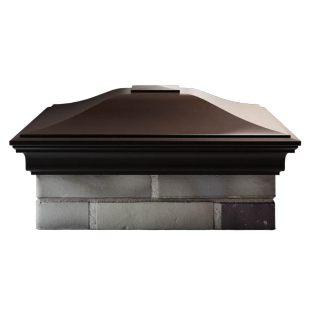 Колпак Zking Монблан Коричневый на столб 2х2 кирпича (515х515мм) в Улан-Удэ фото