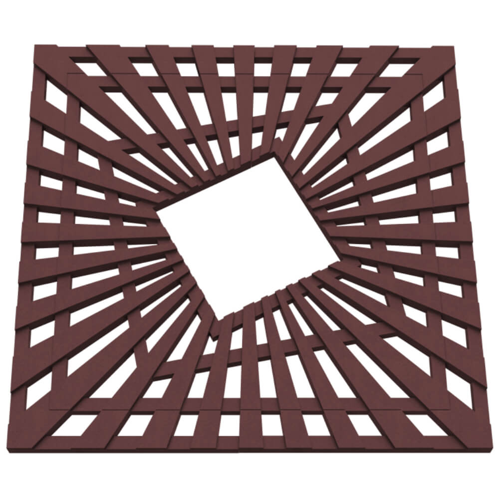 Приствольная решетка для дерева ZKING ATMOSPHERE 1.2х1.2м Коричневая в Улан-Удэ фото