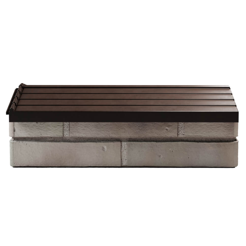 Парапет Zking Бона ХайТек Коричневый с посадкой на 1 кирпич (200/225/255мм) в Улан-Удэ фото