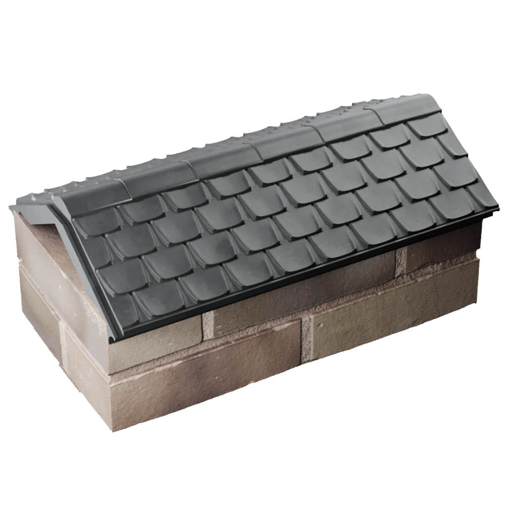 Парапет Zking Эльбрус Серый с посадкой на 1 кирпич (255мм) в Улан-Удэ фото