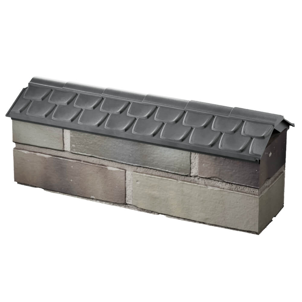 Парапет Zking Эльбрус Серый с посадкой на 0.5 кирпича (130мм) в Улан-Удэ фото