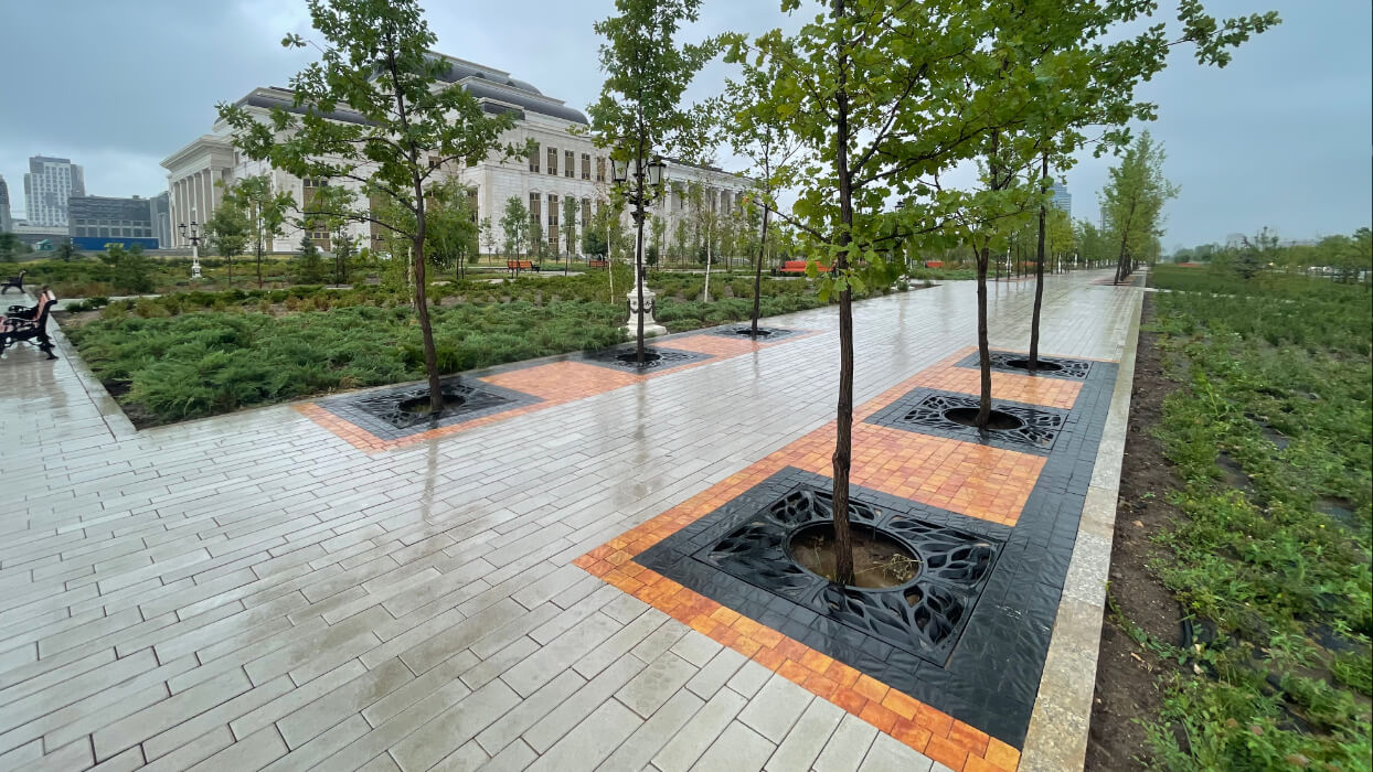 Приствольная решетка для дерева ZKING CRUST 1.2х1.2м Черная в Улан-Удэ фото