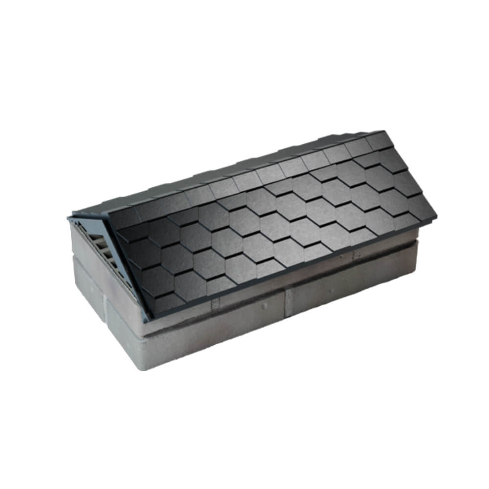 Парапет Zking Эверест Черный с посадкой на 1 кирпич (200/225/255мм) в Улан-Удэ фото