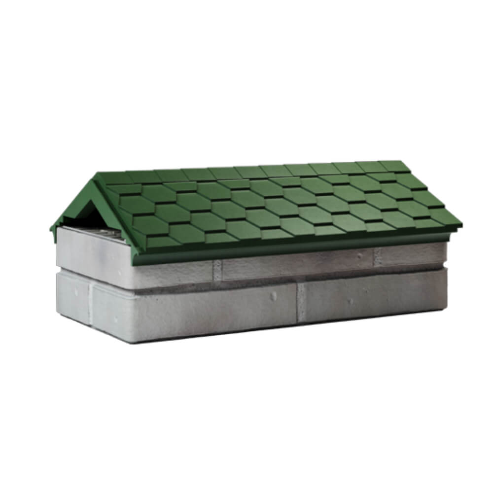 Парапет Zking Эверест Зеленый с посадкой на 1 кирпич (200/225/255мм) Улан-Удэ фото