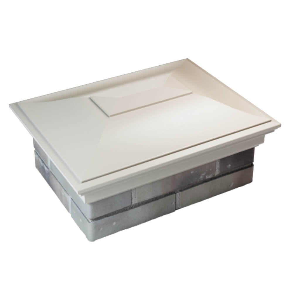 Колпак Zking Монблан Бежевый на столб 2х1.5 кирпича (515х385мм) Улан-Удэ фото