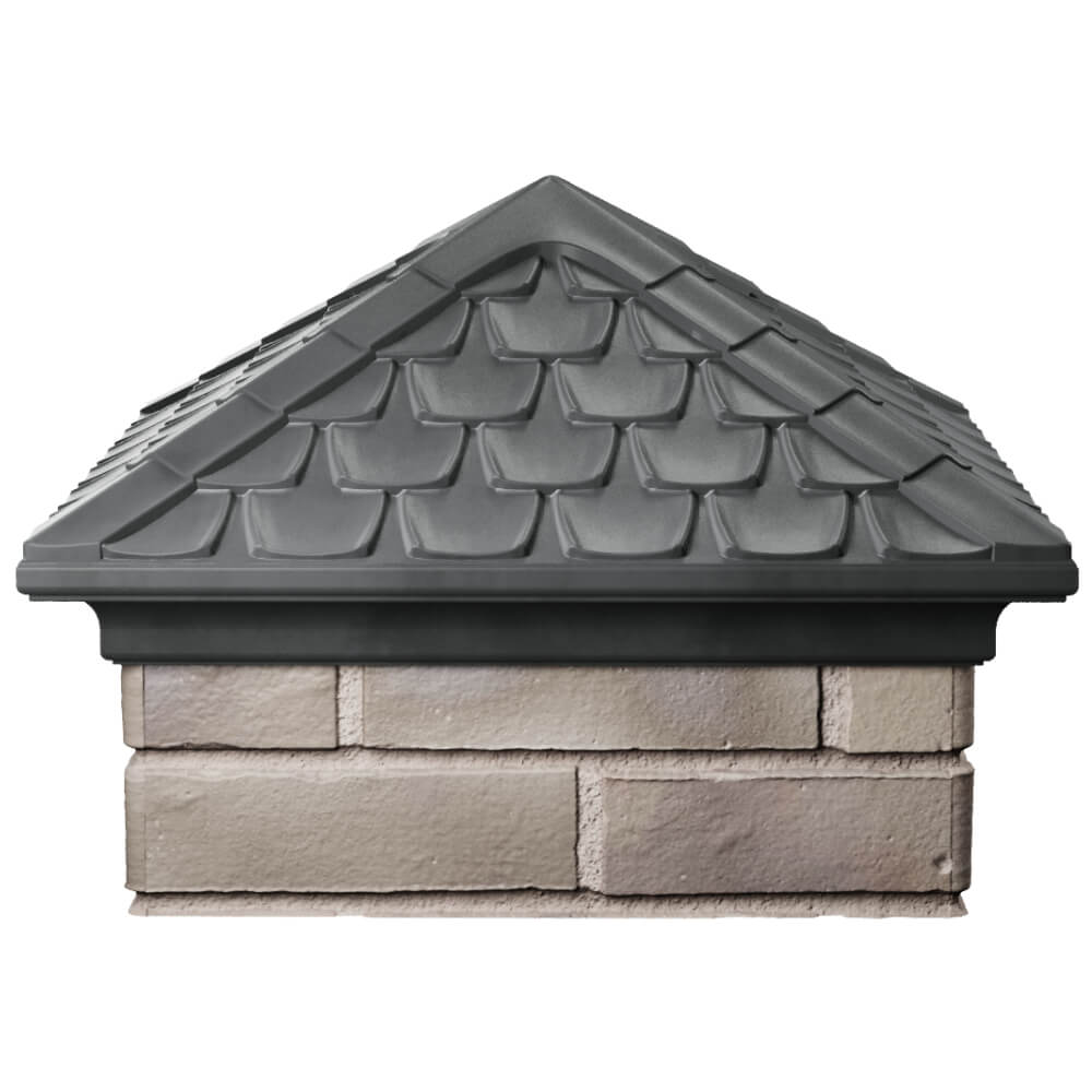 Колпак Zking Эльбрус Серый на столб 1.5х1.5 кирпича (385х385мм) Улан-Удэ фото