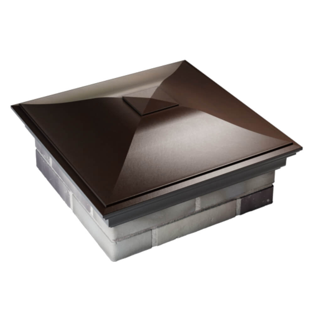 Колпак Zking Монблан Коричневый на столб 2х2 кирпича (515х515мм) Улан-Удэ фото