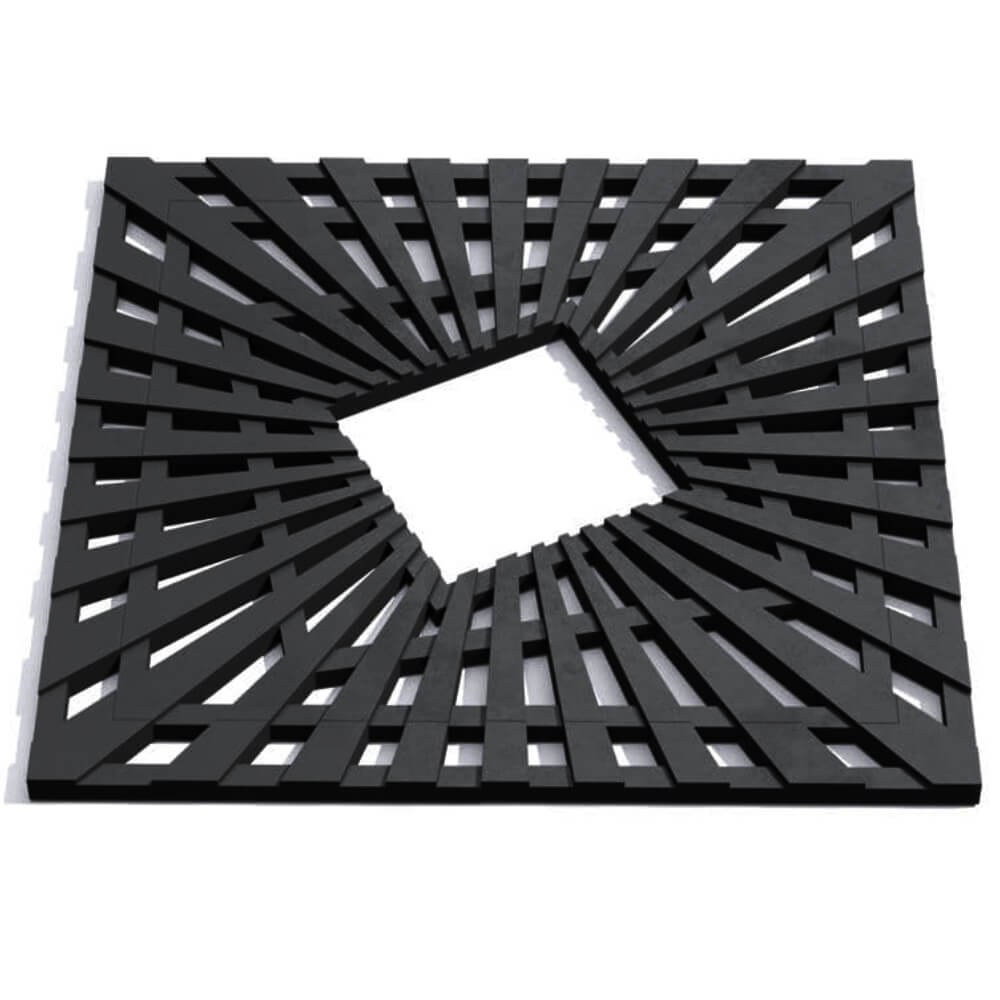 Приствольная решетка для дерева ZKING ATMOSPHERE 1.2х1.2м Черная Улан-Удэ фото