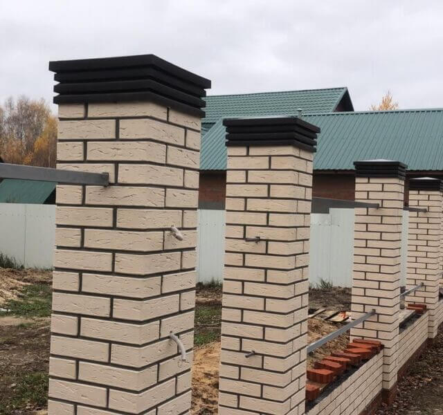 Колпак Zking Бона ХайТек Коричневый на столб 1.5х1.5 кирпича (385х385мм) в Улан-Удэ фото