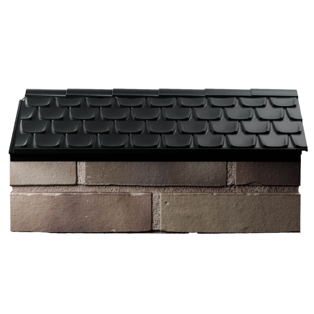 Парапет Zking Эльбрус Черный с посадкой на 1 кирпич (255мм) в Улан-Удэ фото
