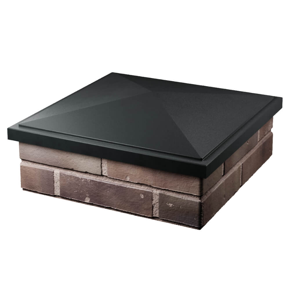 Колпак Zking БонаМоно Черный на столб 2х2 кирпича (515х515, 530х530мм) в Улан-Удэ фото