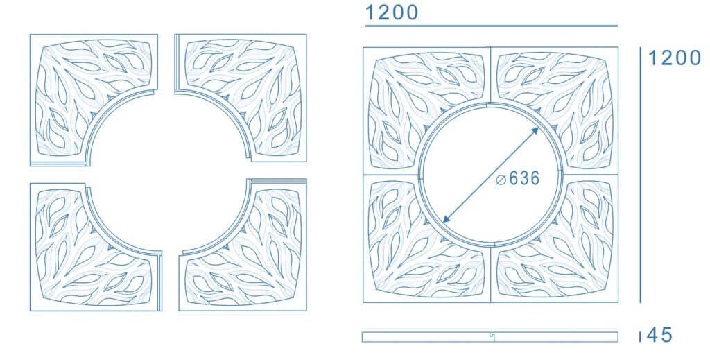 Приствольная решетка для дерева ZKING CRUST 1.2х1.2м Черная в Улан-Удэ фото
