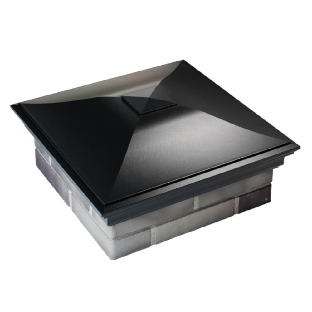 Колпак Zking Монблан Черный на столб 2х2 кирпича (515х515мм) Улан-Удэ фото