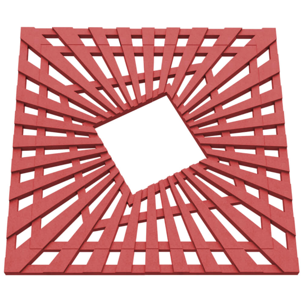 Приствольная решетка для дерева ZKING ATMOSPHERE 1.2х1.2м Красная в Улан-Удэ фото