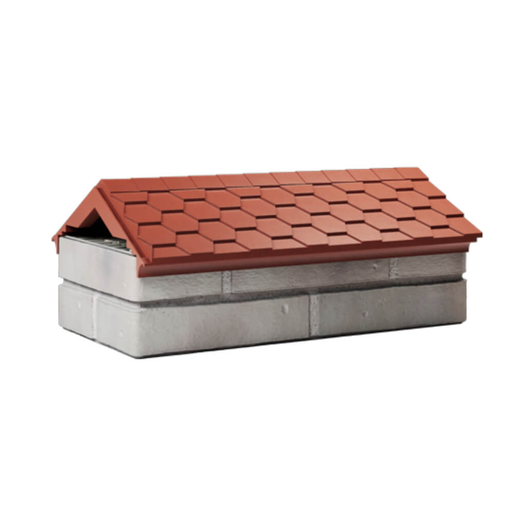 Парапет Zking Эверест Красный с посадкой на 1 кирпич (200/225/255мм) Улан-Удэ фото