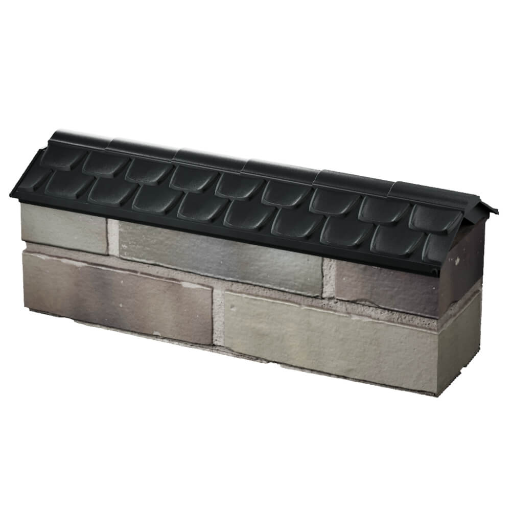 Парапет Zking Эльбрус Черный с посадкой на 0.5 кирпича (130мм) в Улан-Удэ фото