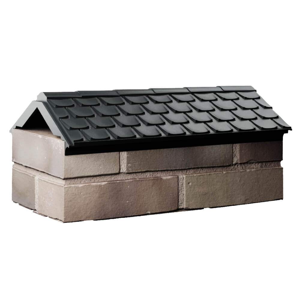 Парапет Zking Эльбрус Черный с посадкой на 1 кирпич (255мм) Улан-Удэ фото