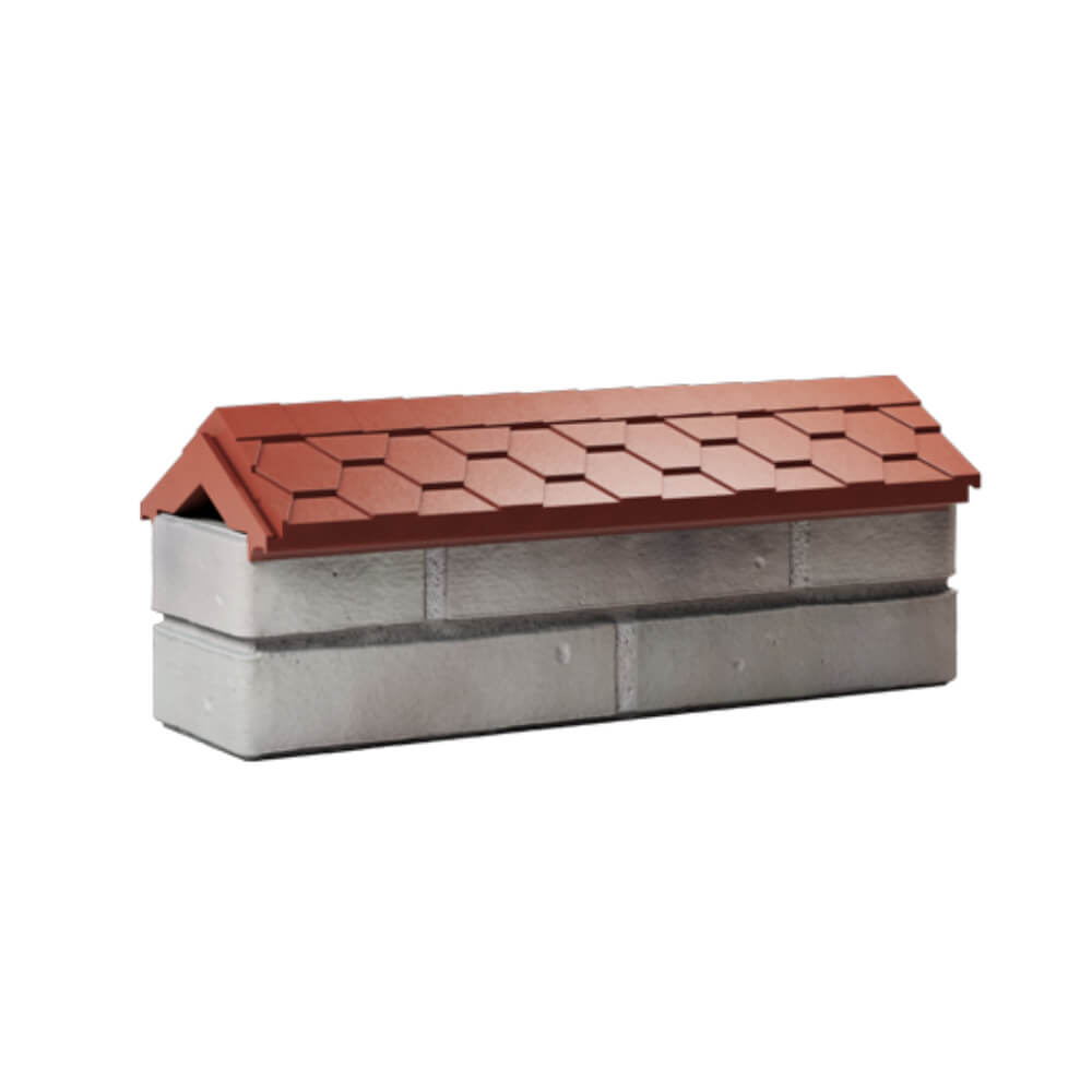 Парапет Zking Эверест Красный с посадкой на 0.5 кирпича (130мм) Улан-Удэ фото