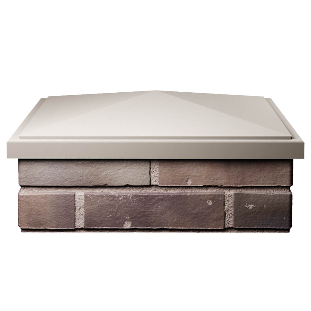 Колпак Zking БонаМоно Бежевый на столб 2х2 кирпича (515х515, 530х530мм) Улан-Удэ фото