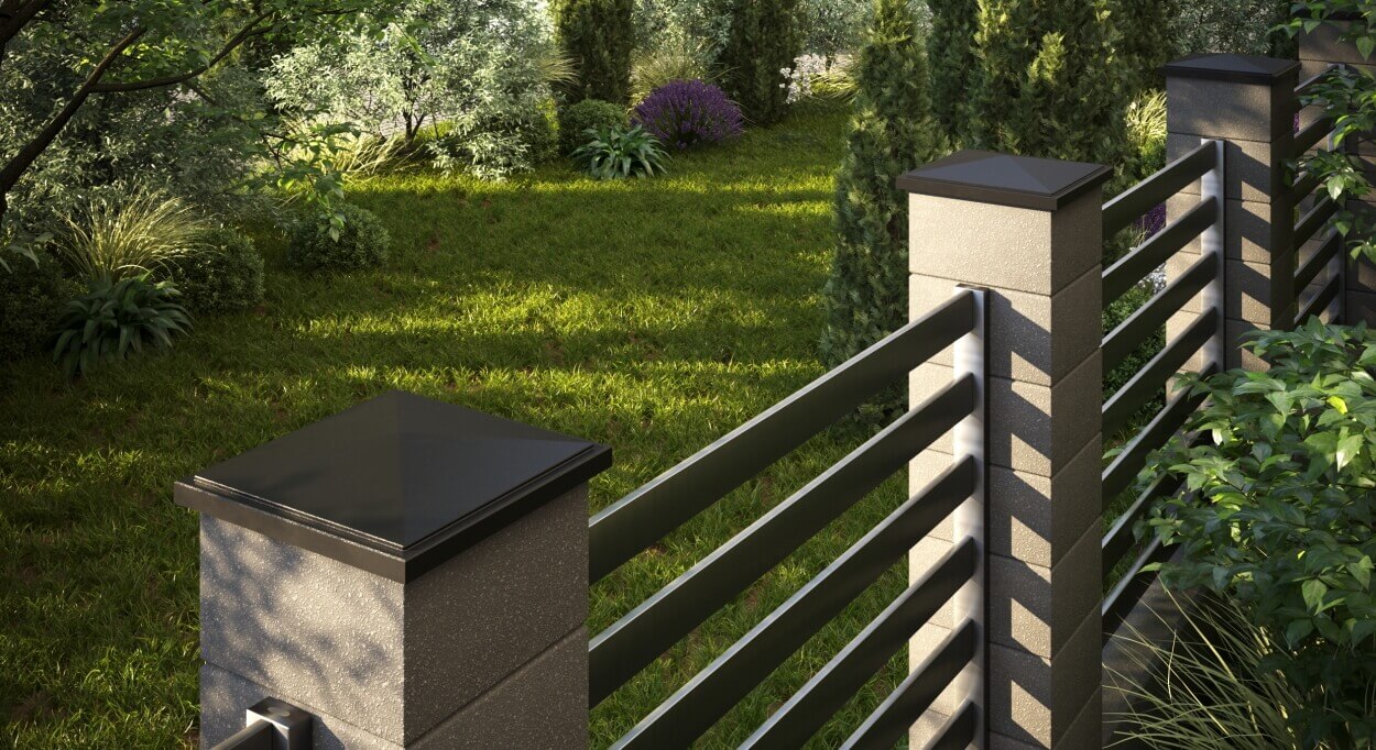 Колпак Zking БонаМоно Коричневый на столб 1.5х1.5 кирпича (385х385, 400х400мм) в Улан-Удэ фото