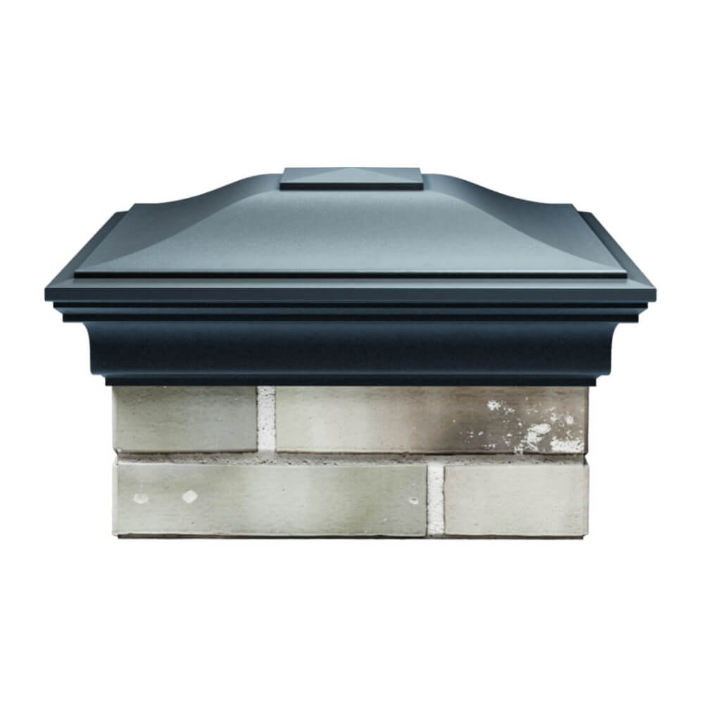 Колпак Zking Монблан Серый на столб 1.5х1.5 еврокирпича 0.7НФ (355х355мм) Улан-Удэ фото